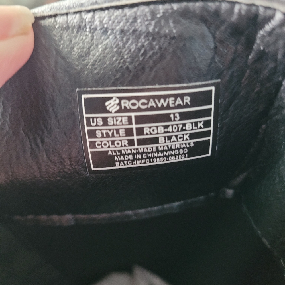 Nwt-Rocawear Girls Black& Gray Boots Sz 13 so adorable in person. - Picture 6 of 12